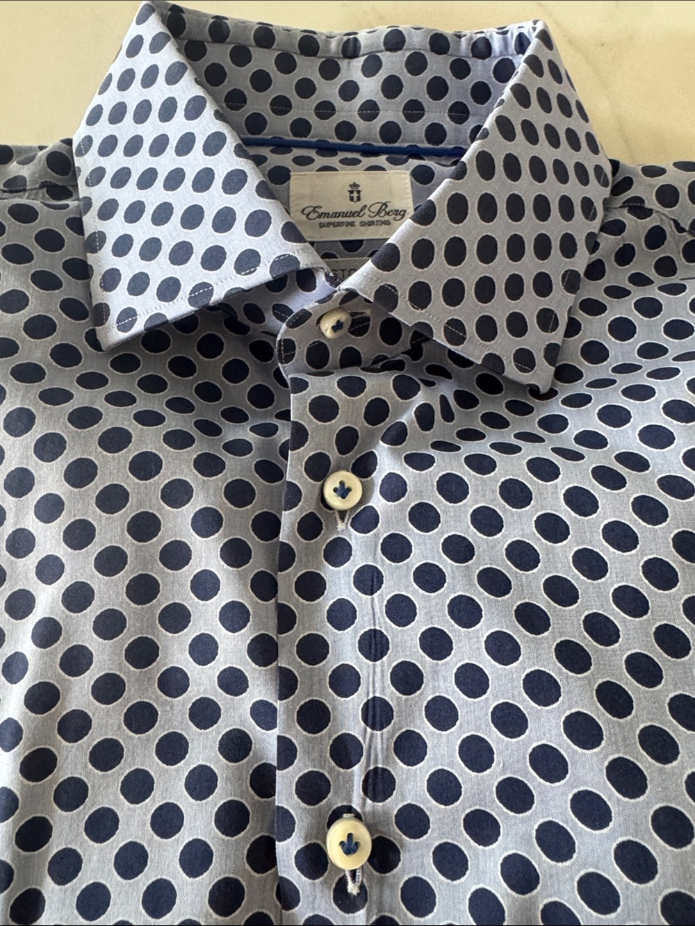 EMANUAL BERG ITALIEN SHIRT💙🩵